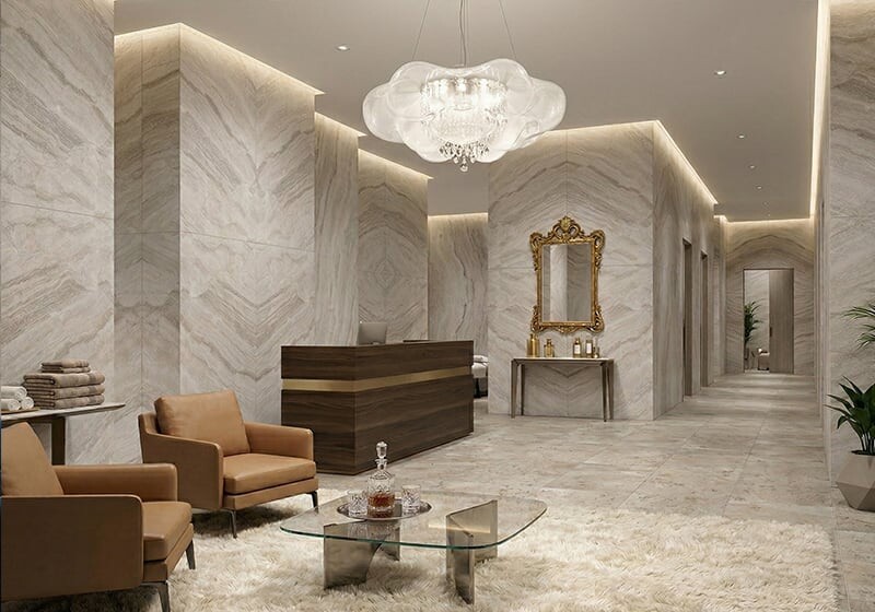 Taj Mahal Supreme Leather Quartzite Slab Random