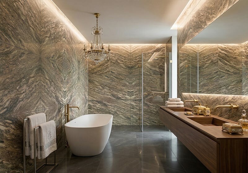 Fusion Green Polished Quartzite Slab Random
