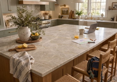 Taj Mahal Supreme Honed Quartzite Slab Random (SL91456)