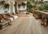 Travertino Classico Honed Travertine Slab Random (SL91495)