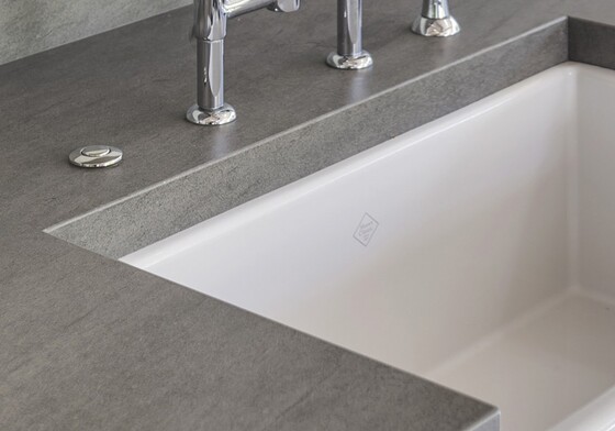 Basalt Grey Matte Sintered Stone Slab 125×63