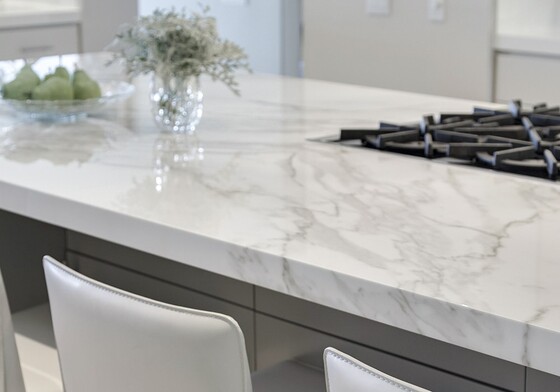 Calacatta C01 Silk Sintered Stone Slab 125×63