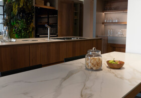 Calacatta Roma Silk Sintered Stone Slab Random (WNE10234)