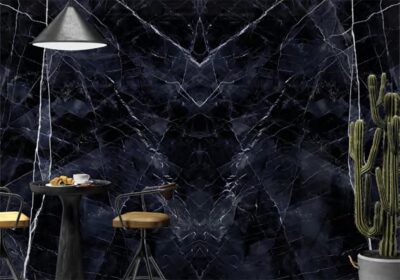 Calacatta Black A Lappato Lucido Porcelain Slab 64×128 (YEM00965)