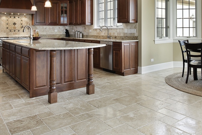 how to clean a travertine floor