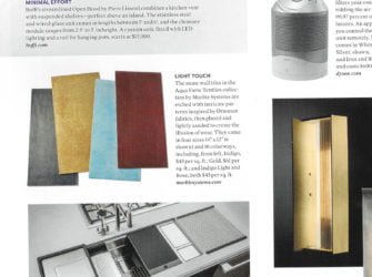 Elle Decor November MarbleSystems AquaForte