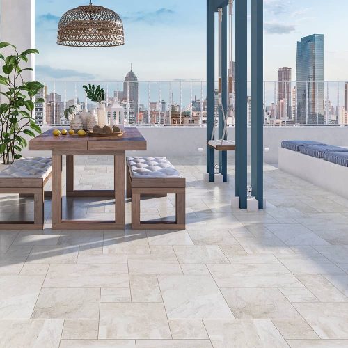 Rich results on Google's SERP when searching for 'pavers'
