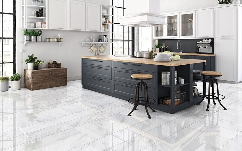 Kitchen Floor Tile Ideas 2024 Marble