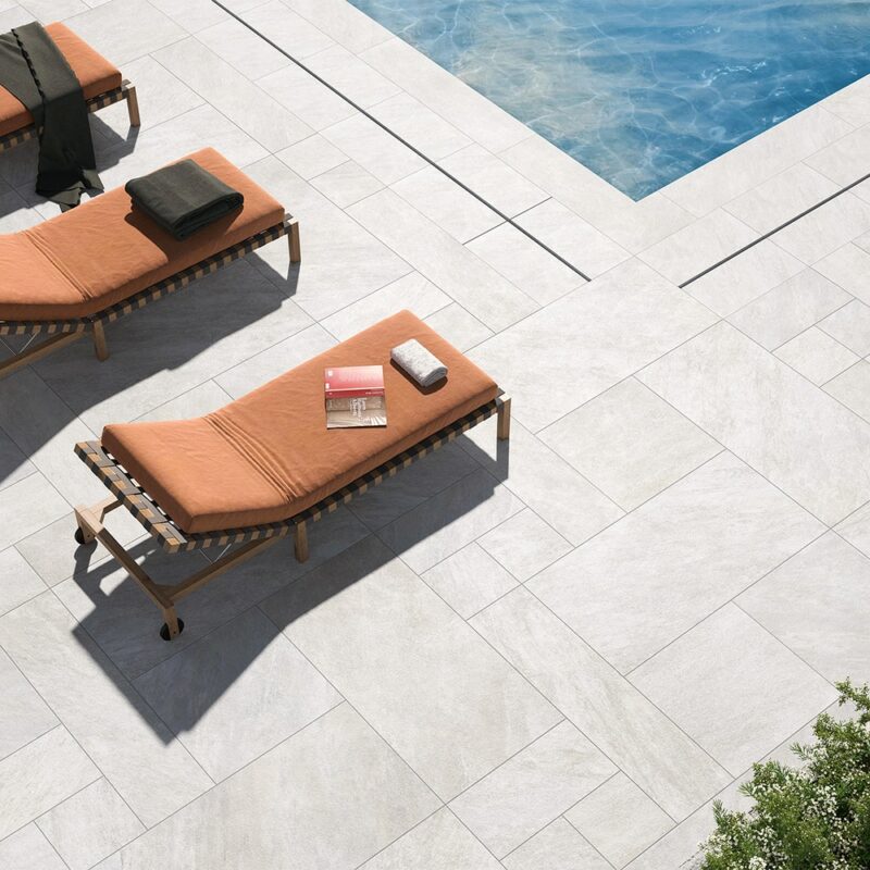 porcelain pavers pool deck