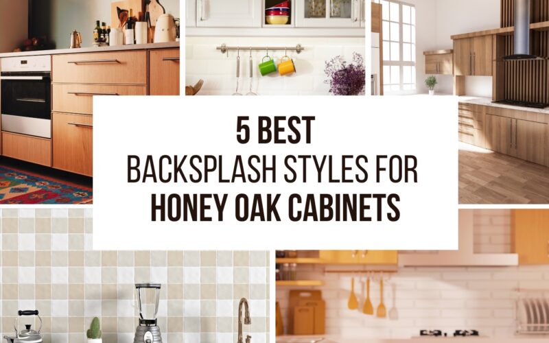 honey oak cabinets, backsplash ideas for wood cabinets
