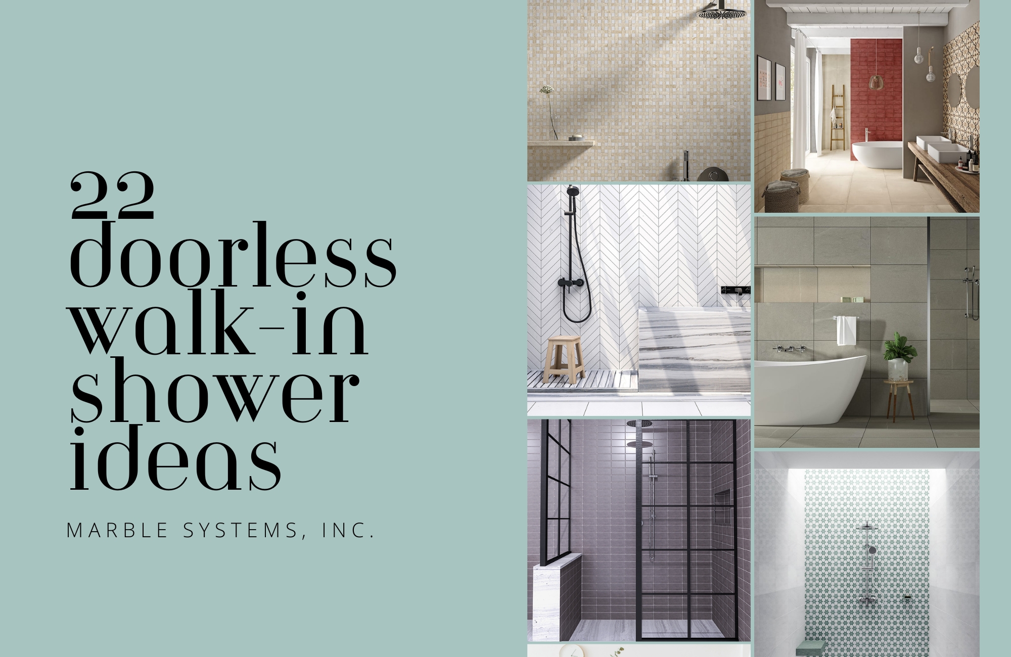 5 Doorless Walk-in Shower Ideas