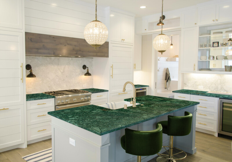 green marble countertop Fairfax