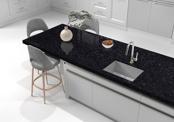 blue granite countertops