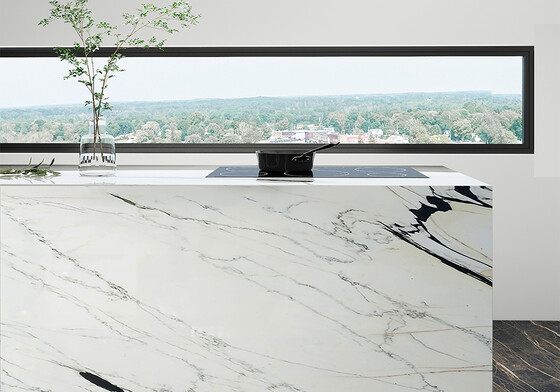 white marble slab