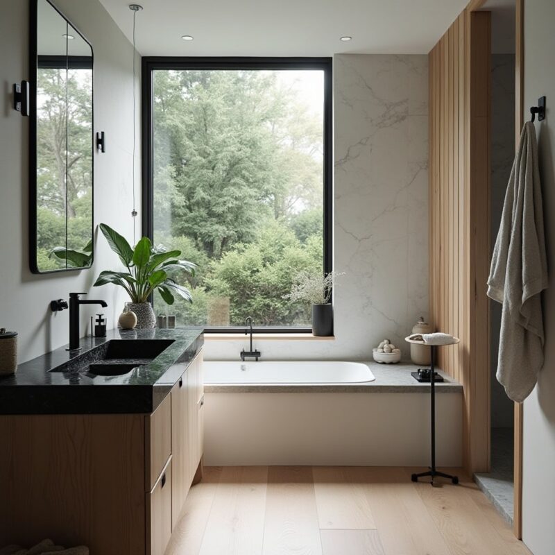 black granite countertops