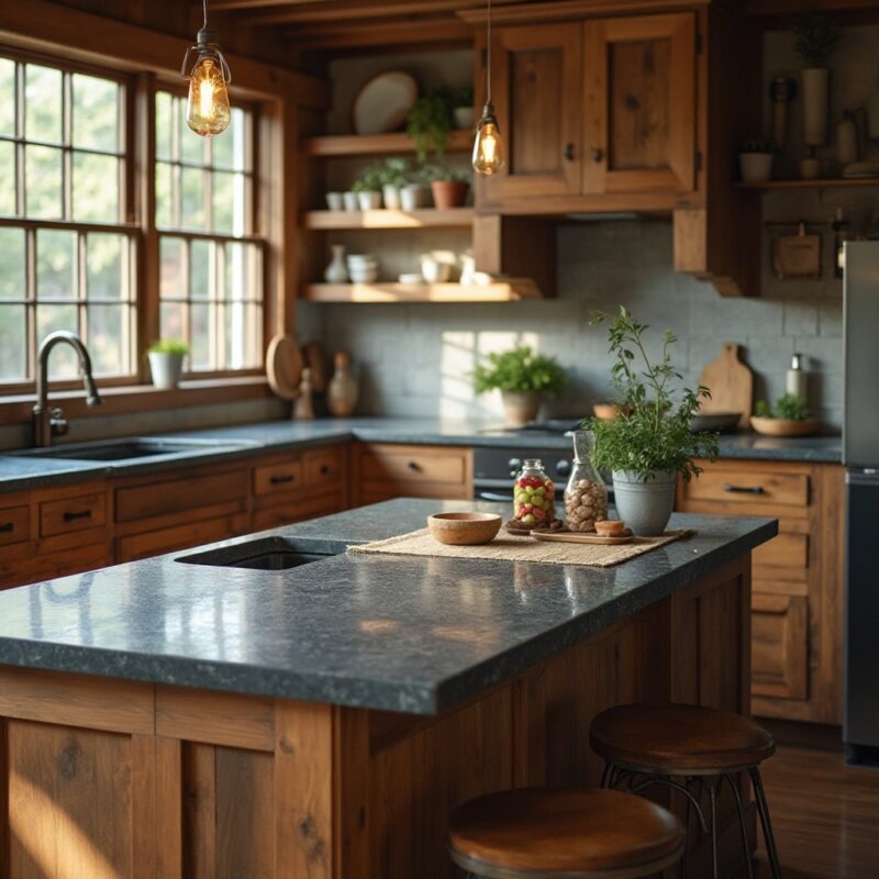 gray granite countertops