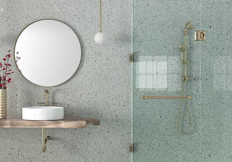 granite shower wall