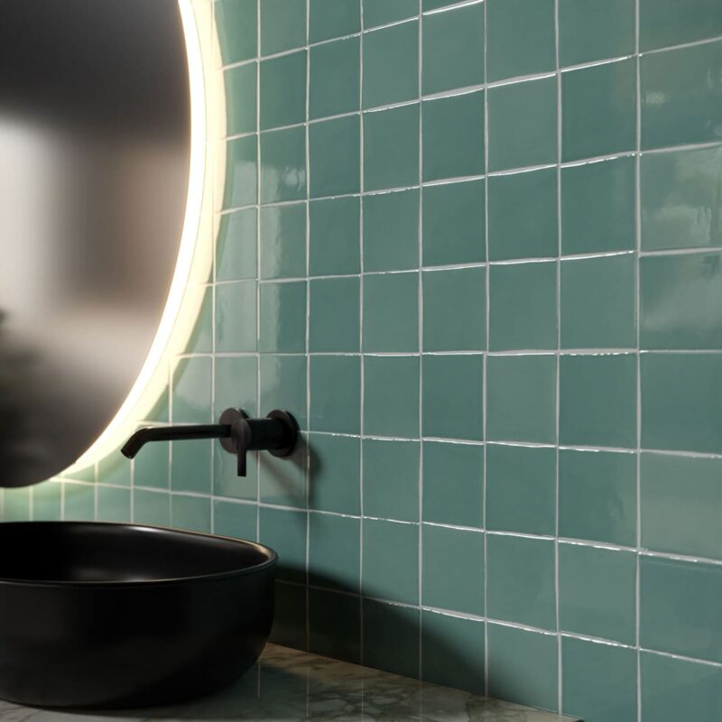 zellige tile backsplash