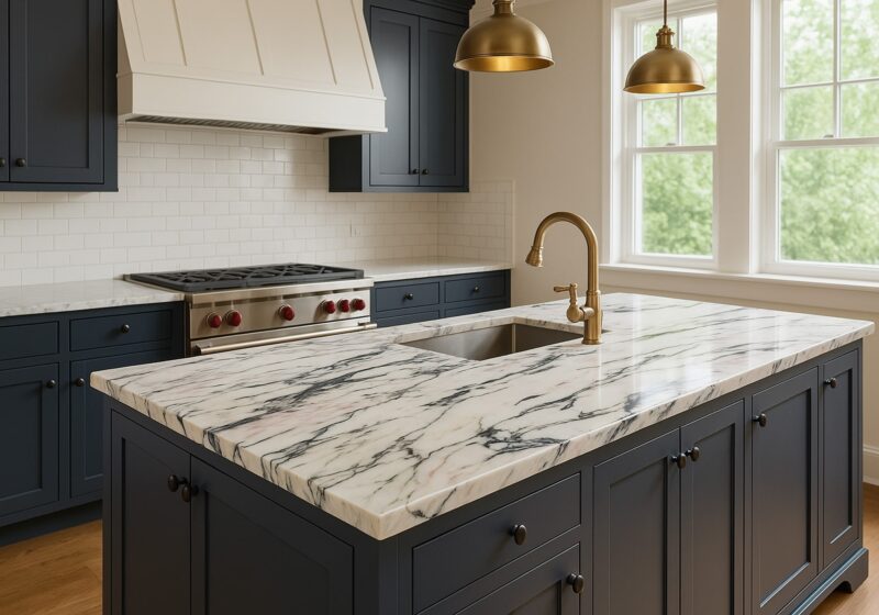 marble kitchen countertop