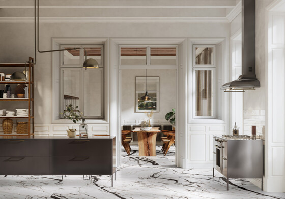 1/2 inches floor slab thickness made from sintered stone