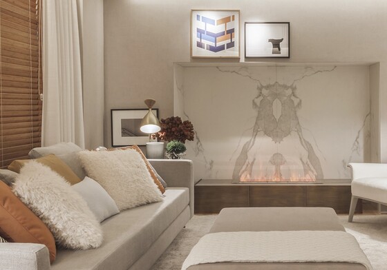 1/2 wall slab thickness made from sintered stone