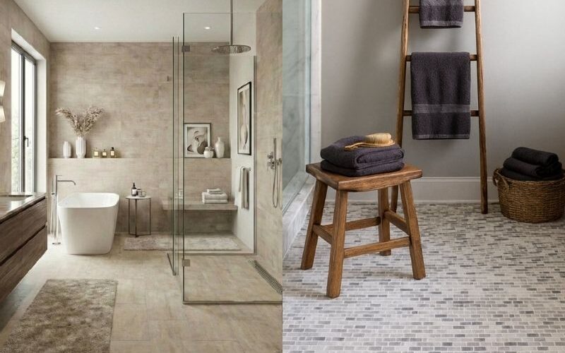 marble vs porcelain tile