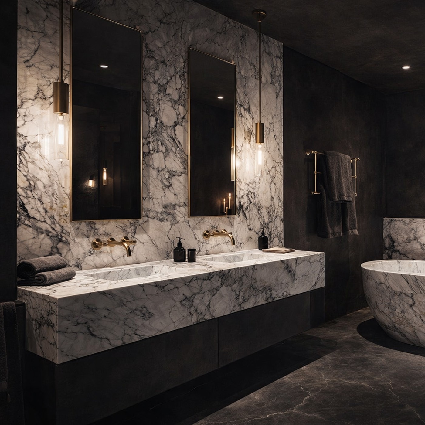 painting marble stone bathroom countertop